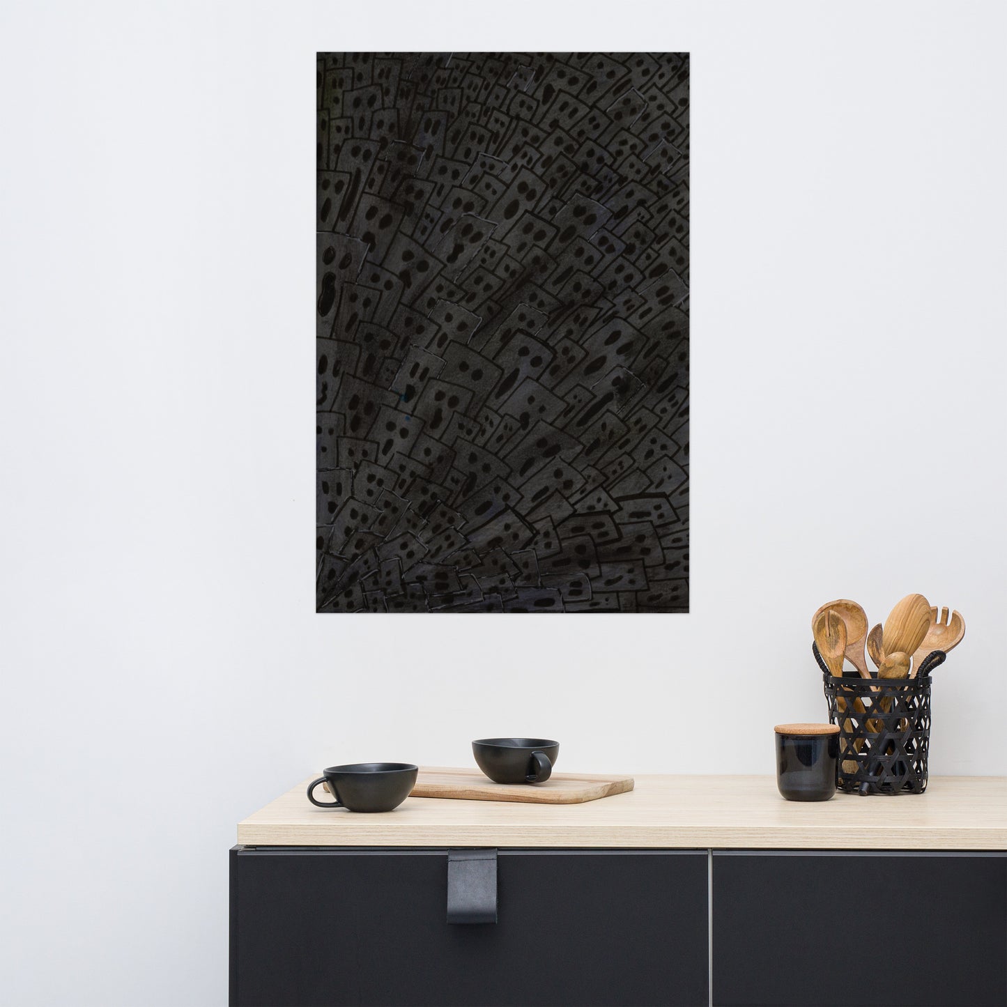 Screaming Heads - Print - Museum-quality poster