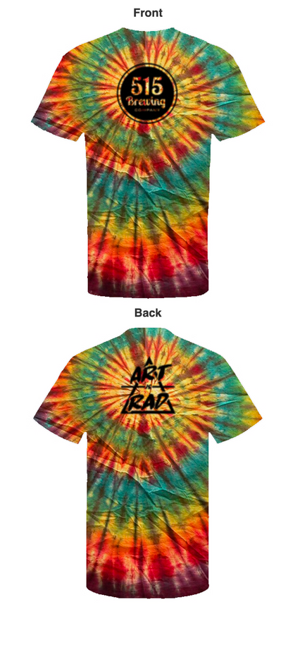 Tie Dye Event Shirt - Pre-order - pickup at 515 Brewing Company on May 25th