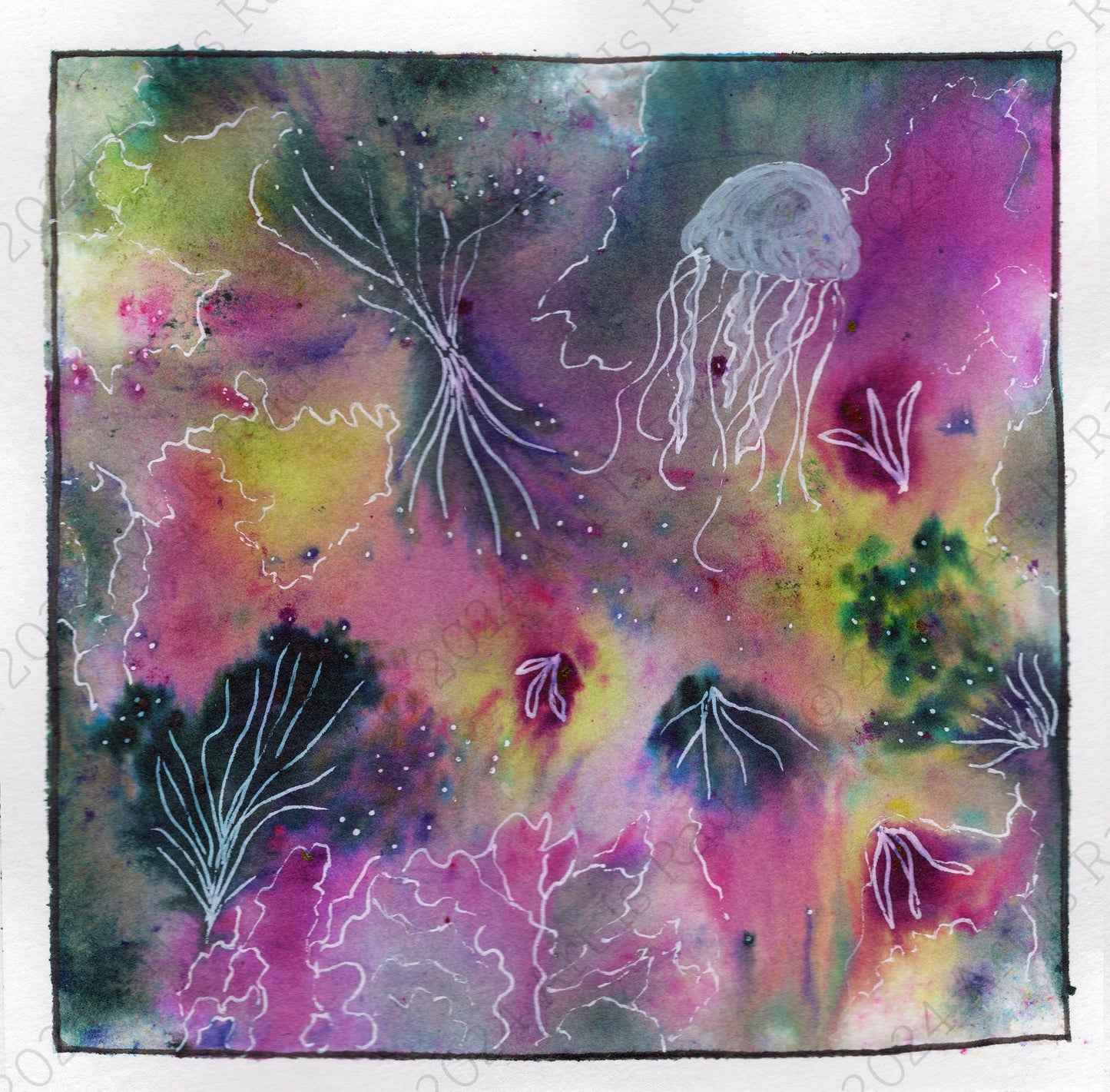 Jellyfish Abstract - Print