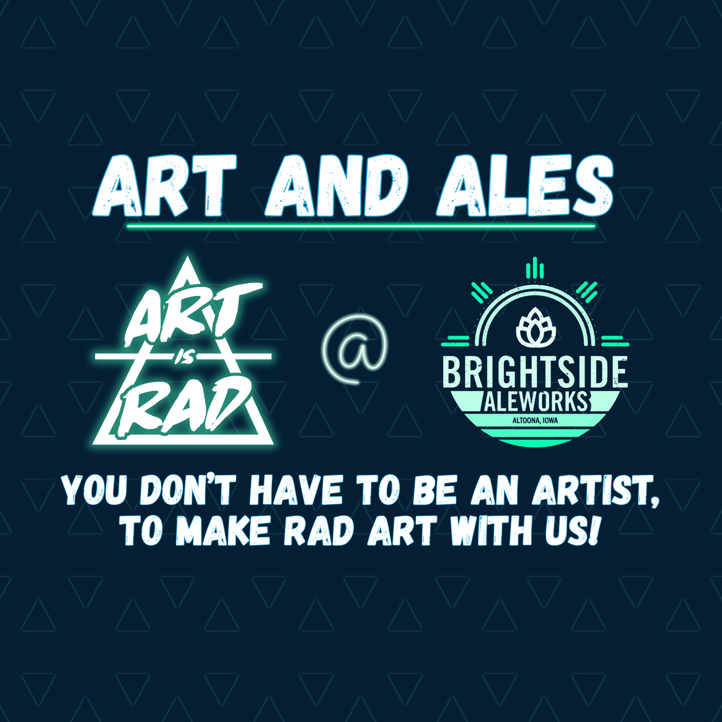 Art and Ales at Brightside Aleworks with Art Is Rad