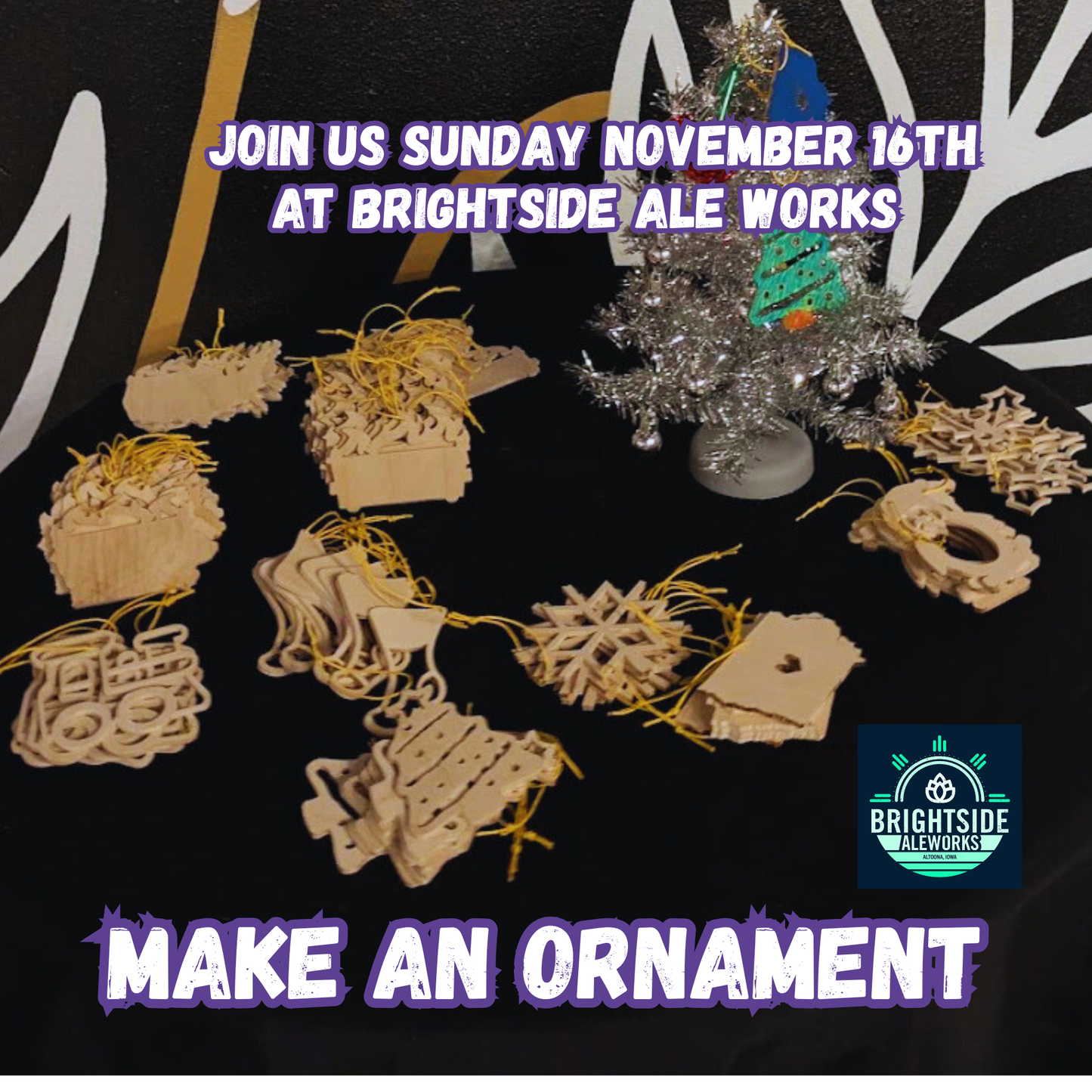 Make an Ornament at Brightside Ale Works
