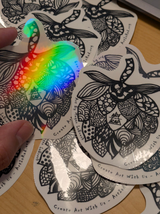 Art Is Rad - Hop Sticker