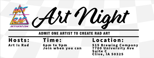 Art Night Ticket - Reserve Your Spot