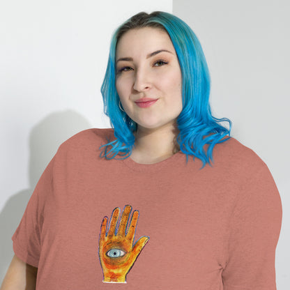 Hand and Eye on a Shirt