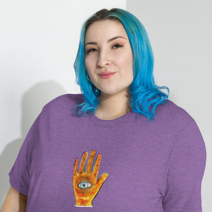 Hand and Eye on a Shirt