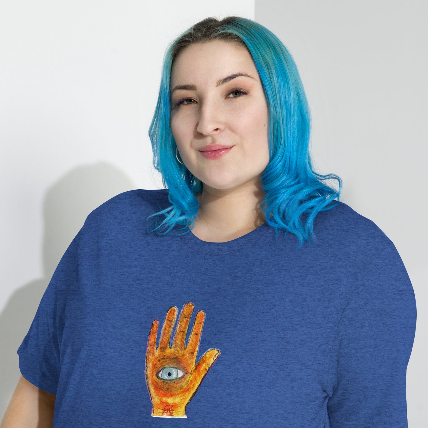 Hand and Eye on a Shirt