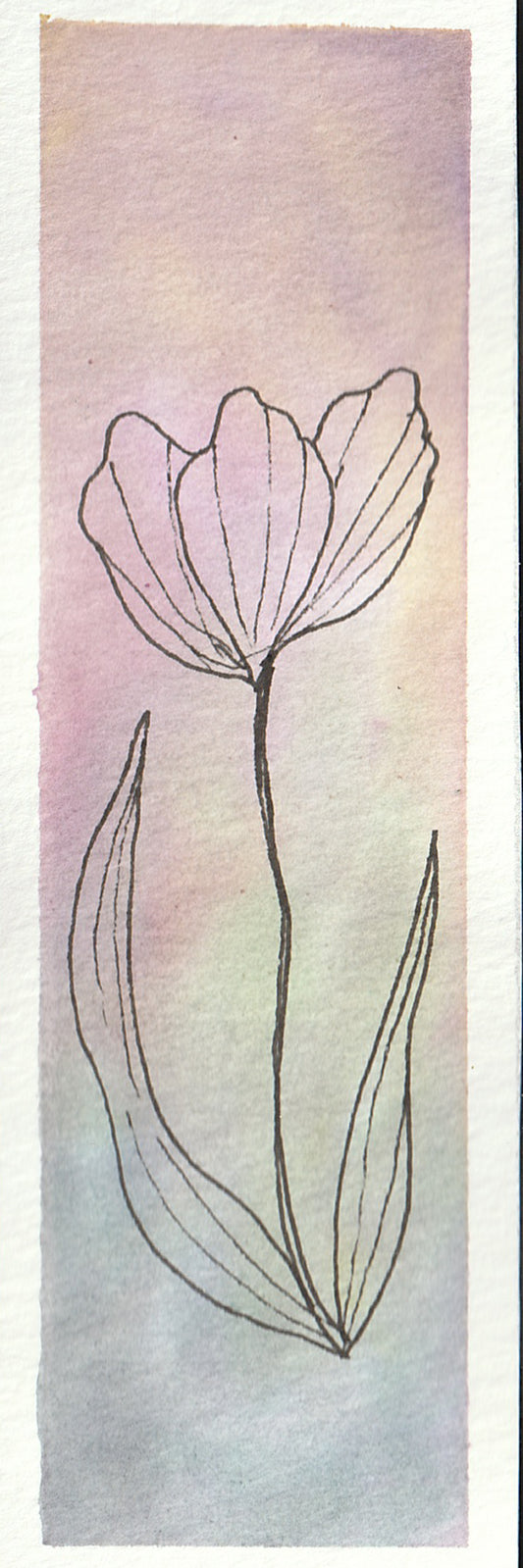 Vibrant Bloom Bookmark
